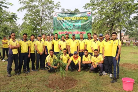 SDRF वाहिनी मुख्यालय, जॉलीग्रांट में हर्षोल्लास के साथ मनाया गया उत्तराखंड का लोकपर्व ‘हरेला दिवस’